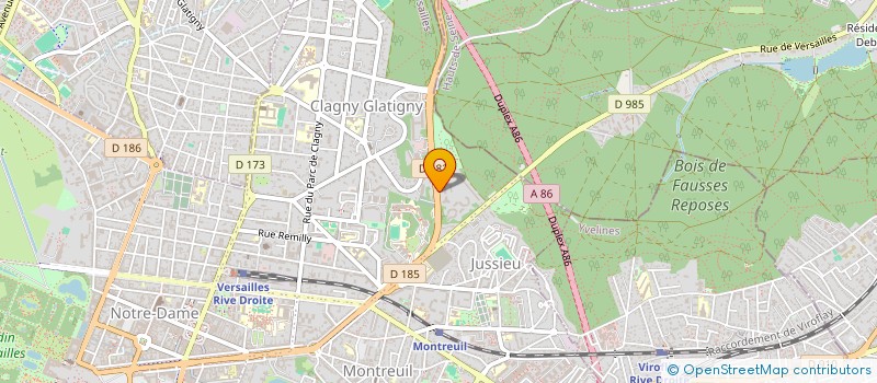 localisation de l'entreprise SH BUSINESS CONNECTIONS à VERSAILLES