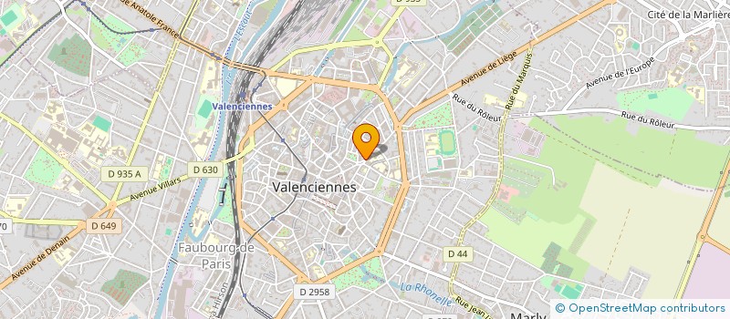 localisation de l'entreprise SH COIFF à VALENCIENNES