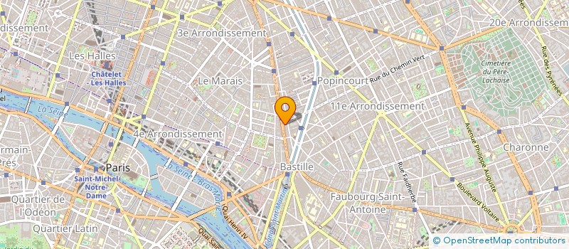 localisation de l'entreprise SH CONCEPT  PARIS