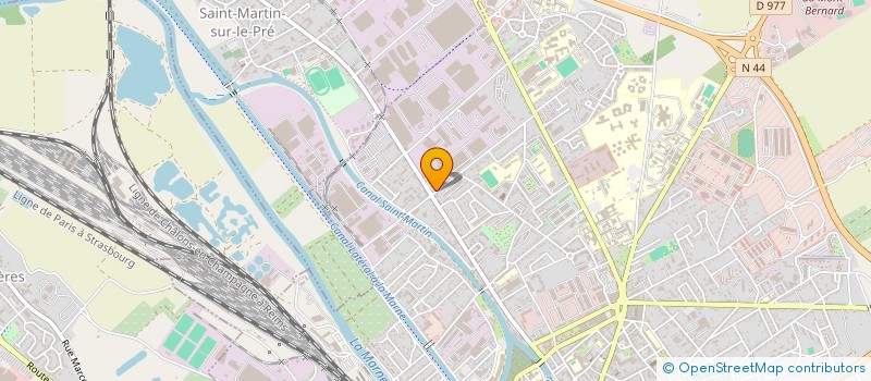 localisation de l'entreprise SH CONCET 51  CHALONS-EN-CHAMPAGNE