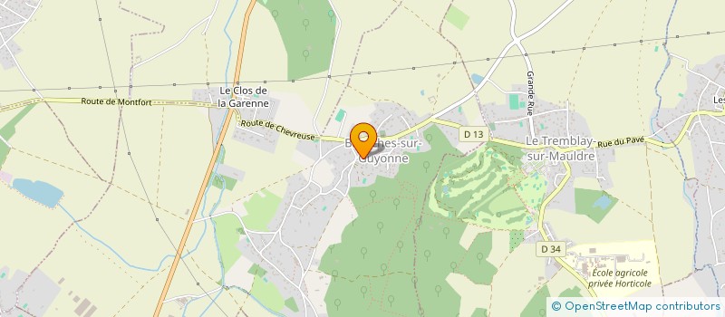 localisation de l'entreprise SH CONSEIL  BAZOCHES-SUR-GUYONNE