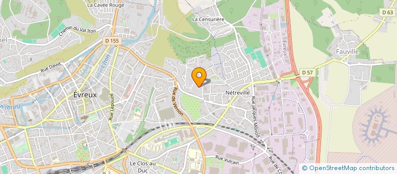 localisation de l'entreprise SH CONSTRUCTION  EVREUX