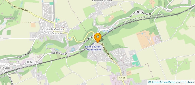 localisation de l'entreprise SH DEM  GAINNEVILLE