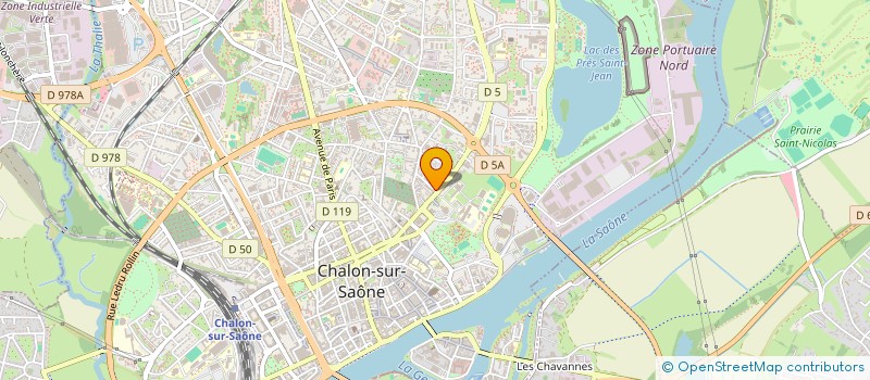 localisation de l'entreprise SH - DEVELOPPEMENT à CHALON-SUR-SAONE
