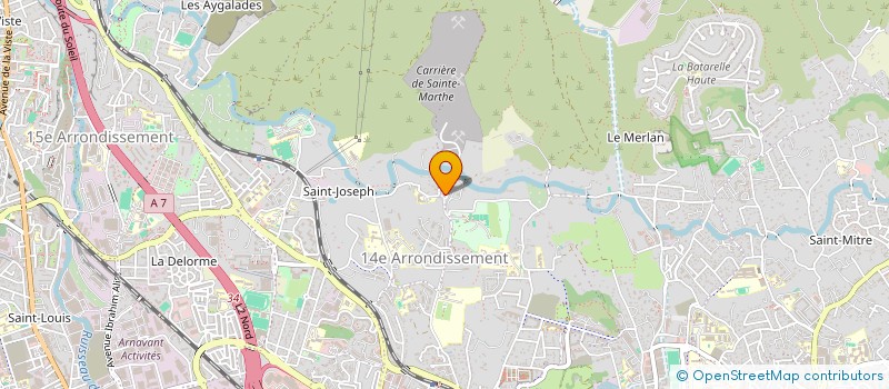 localisation de l'entreprise SH DEVELOPPEMENT  MARSEILLE 14EME