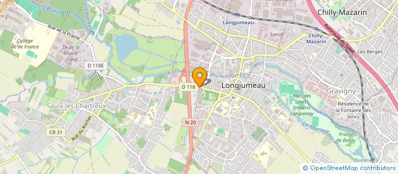 localisation de l'entreprise SH DEVELOPPEMENT SASU à LONGJUMEAU