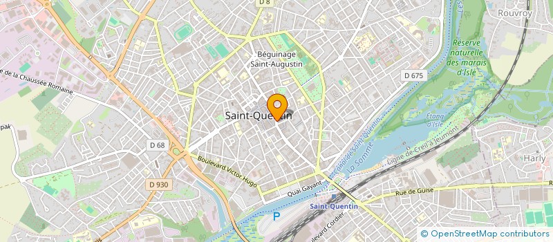 localisation de l'entreprise SH DIFFUSION à SAINT-QUENTIN