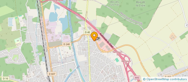 localisation de l'entreprise SH ELEC  NEMOURS