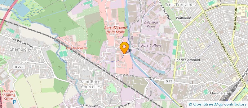 localisation de l'entreprise SH ELEC RENOV à SAINT-BRICE-COURCELLES