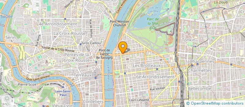 localisation de l'entreprise SH ENR 2025  LYON