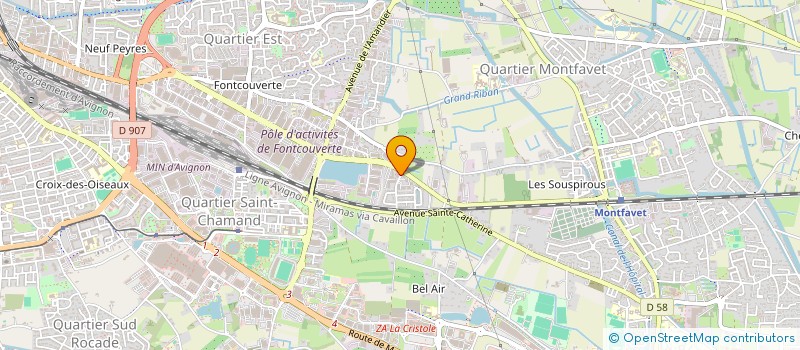 localisation de l'entreprise SH EVENEMENTIEL  AVIGNON