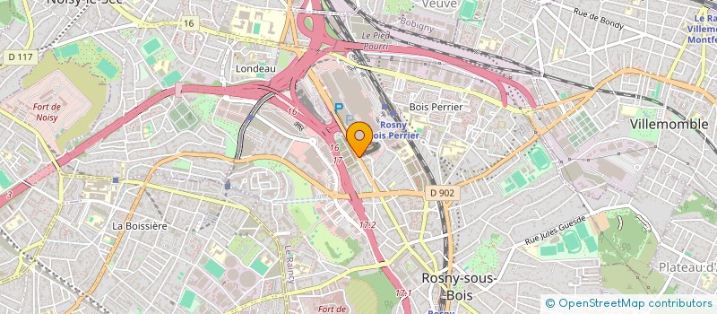 localisation de l'entreprise SH FACILITIES SERVICES  ROSNY-SOUS-BOIS