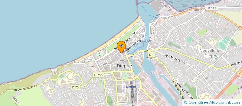 localisation de l'entreprise SH FINANCES à DIEPPE