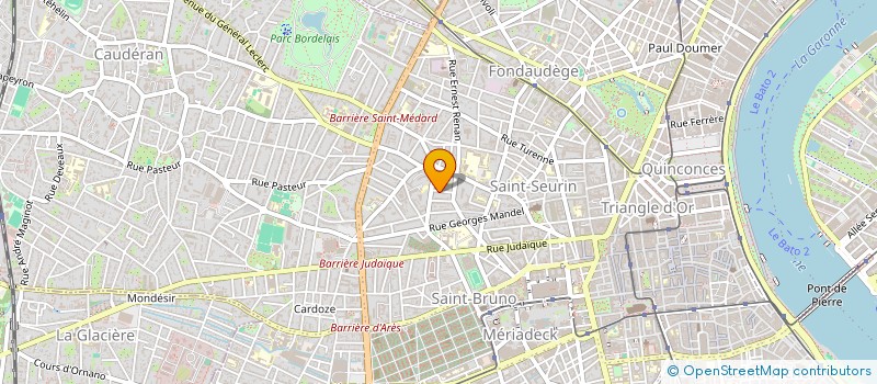 localisation de l'entreprise SH FUSION  BORDEAUX