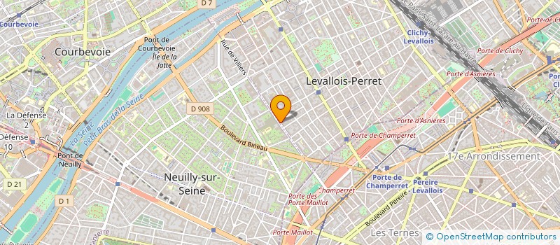 localisation de l'entreprise SH HOLDING à LEVALLOIS-PERRET