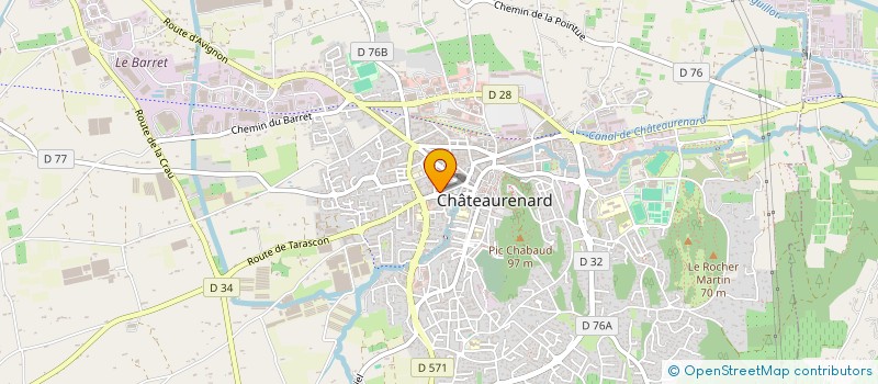 localisation de l'entreprise SH HOLDING  CHATEAURENARD