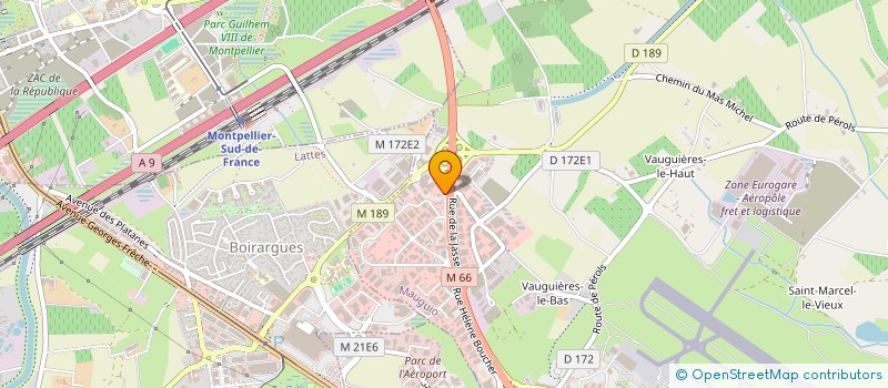 localisation de l'entreprise SH IMMO  MAUGUIO