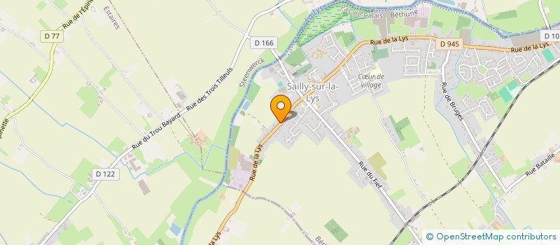localisation de l'entreprise SH IMMO SAILLY à SAILLY-SUR-LA-LYS