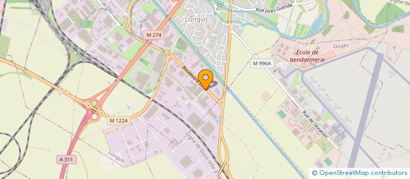 localisation de l'entreprise SH INTERNATIONAL à LONGVIC