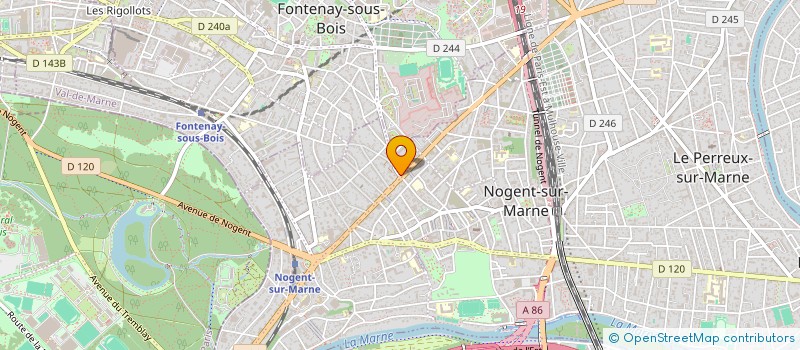 localisation de l'entreprise SH INVEST  NOGENT-SUR-MARNE