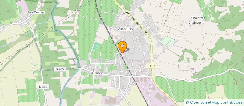 localisation de l'entreprise SH INVEST  VARRAINS