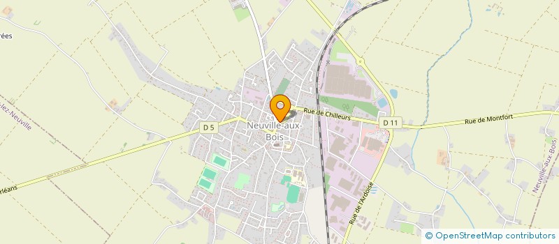 localisation de l'entreprise SH INVEST à NEUVILLE-AUX-BOIS