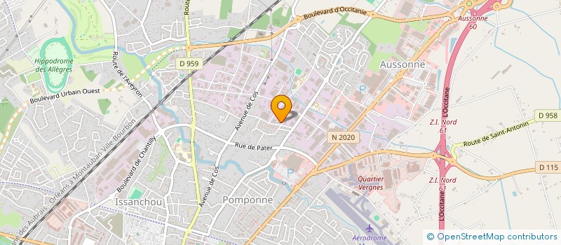 localisation de l'entreprise SH INVEST  MONTAUBAN