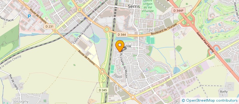 localisation de l'entreprise SH IT PROJECTS  SERRIS