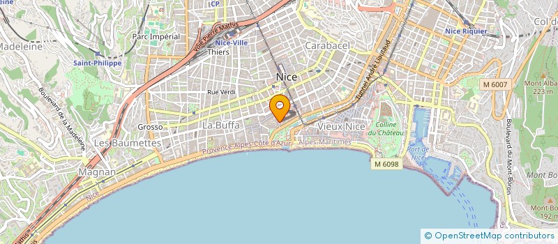 localisation de l'entreprise SH LIGNE MODE à NICE