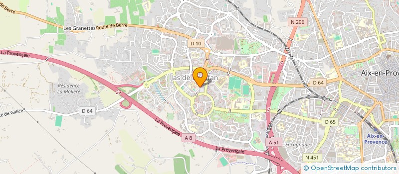 localisation de l'entreprise SH LOGISTIQUE à AIX-EN-PROVENCE