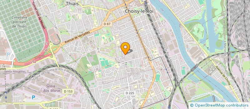 localisation de l'entreprise SH LUXURY  THIAIS