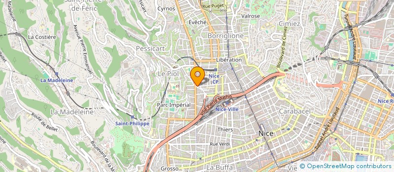 localisation de l'entreprise SH LUXURY à NICE