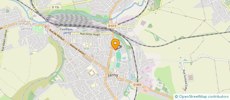 localisation de l'entreprise SH MENUISERIE  JARNY