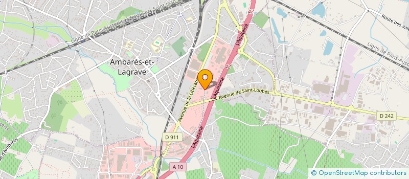 localisation de l'entreprise SH MENUISERIE  AMBARES-ET-LAGRAVE