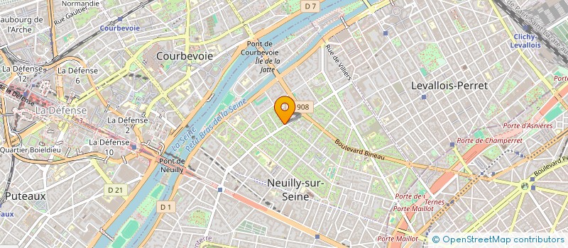 localisation de l'entreprise SH/OT ARCHITECTURE à NEUILLY-SUR-SEINE