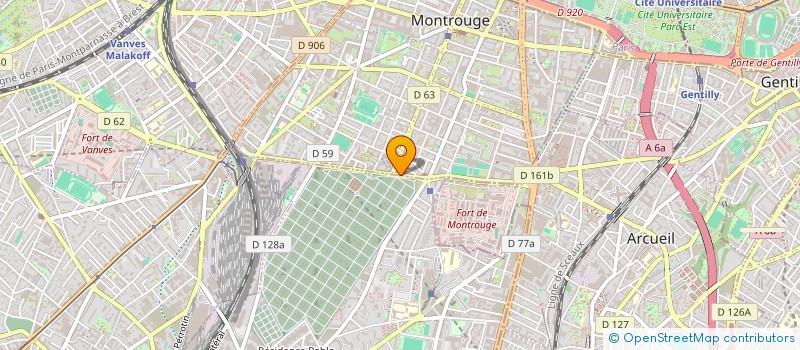 localisation de l'entreprise SH PARTNERS  MONTROUGE