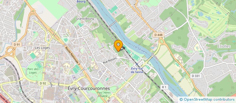 localisation de l'entreprise SH PAT  EVRY-COURCOURONNES