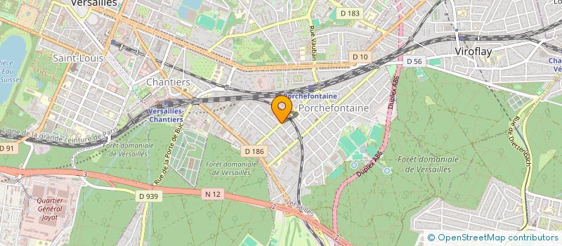 localisation de l'entreprise SH PATRIMOINE à VERSAILLES