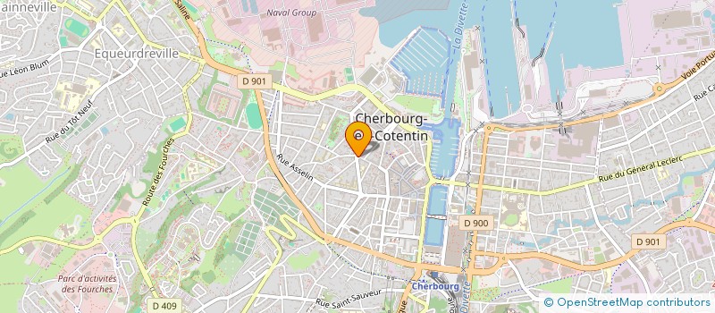 localisation de l'entreprise SH- PIZZA  CHERBOURG-EN-COTENTIN