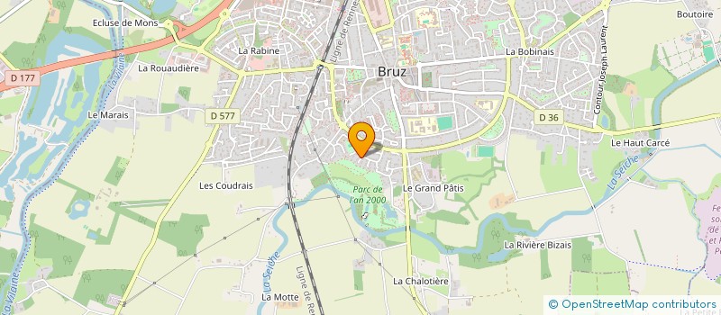 localisation de l'entreprise SH PREVISION  BRUZ