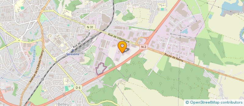 localisation de l'entreprise SH PROJET à BILLY-SUR-AISNE