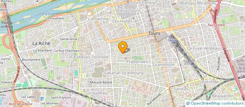 localisation de l'entreprise SH&QA  TOURS