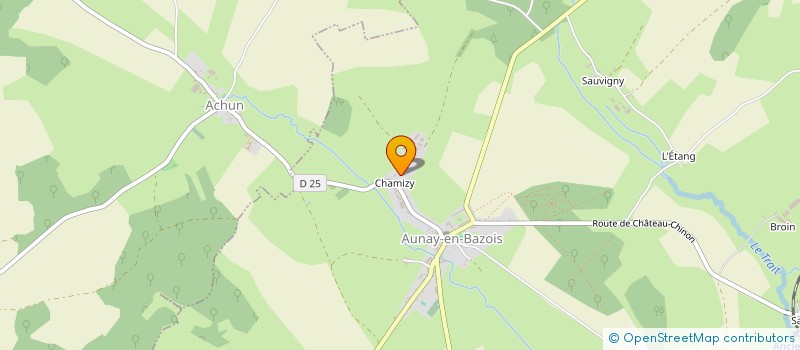 localisation de l'entreprise SH RENOV BAT  AUNAY-EN-BAZOIS