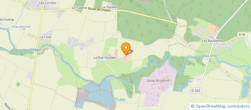 localisation de l'entreprise SH SCIERIE D'HAUTERIVE à HAUTERIVE
