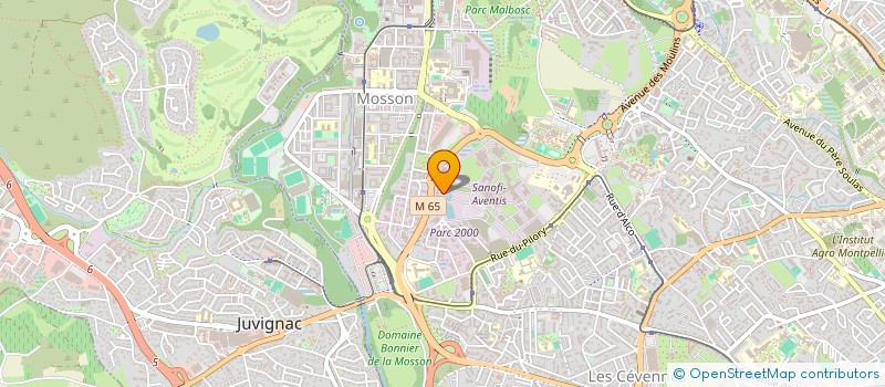 localisation de l'entreprise SH SERVICES à MONTPELLIER