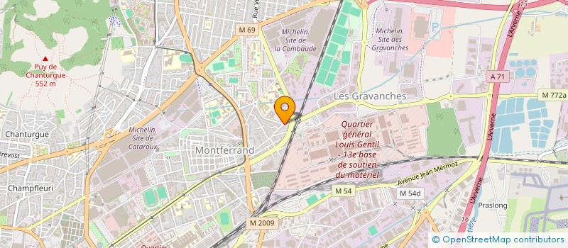 localisation de l'entreprise SH STAR  CLERMONT-FERRAND