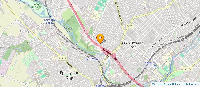 localisation de l'entreprise SH TELECOM à SAVIGNY-SUR-ORGE