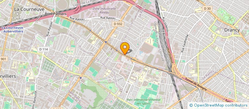localisation de l'entreprise SH TRANSPORT à DRANCY