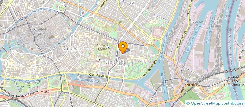 localisation de l'entreprise SH TRANSPORTS à STRASBOURG