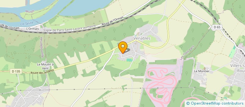 localisation de l'entreprise SH TRANSPORTS à LES TROIS LACS